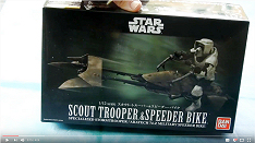 1/12 Bandai Speeder Bike unboxing